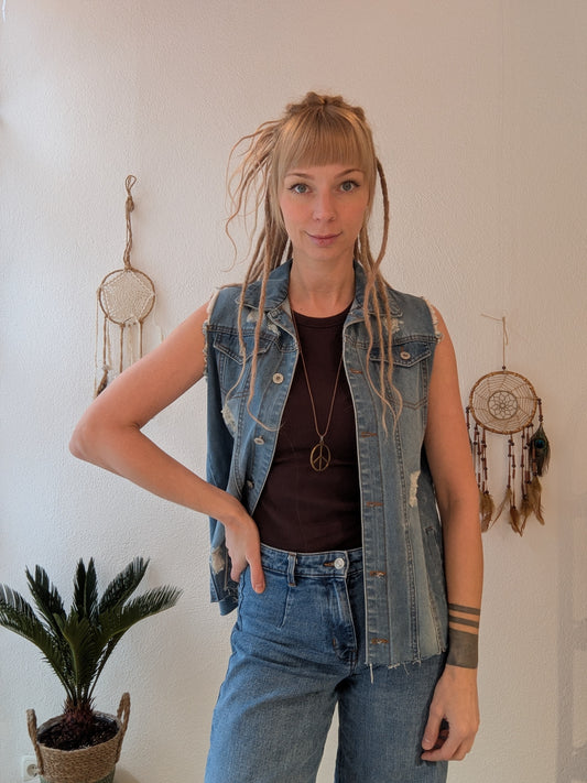 Vintage Jeans Weste Frida S/M