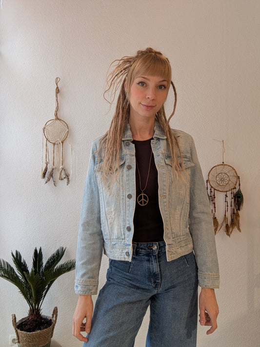 Vintage Jacke Boho Mandala Hippie Gr. XS