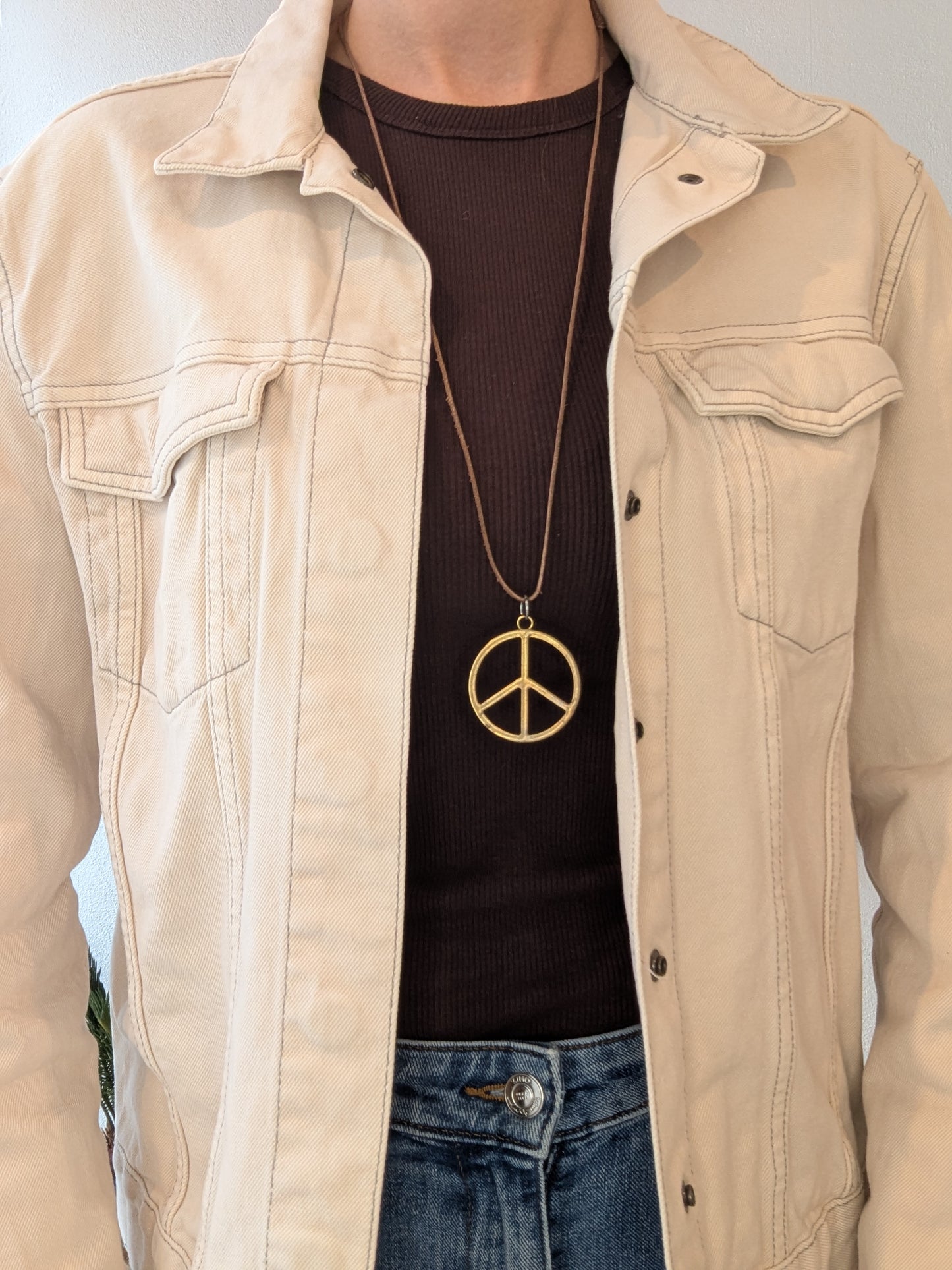 Vintage Jacke Boho Fransen Hippie Gr. M/L