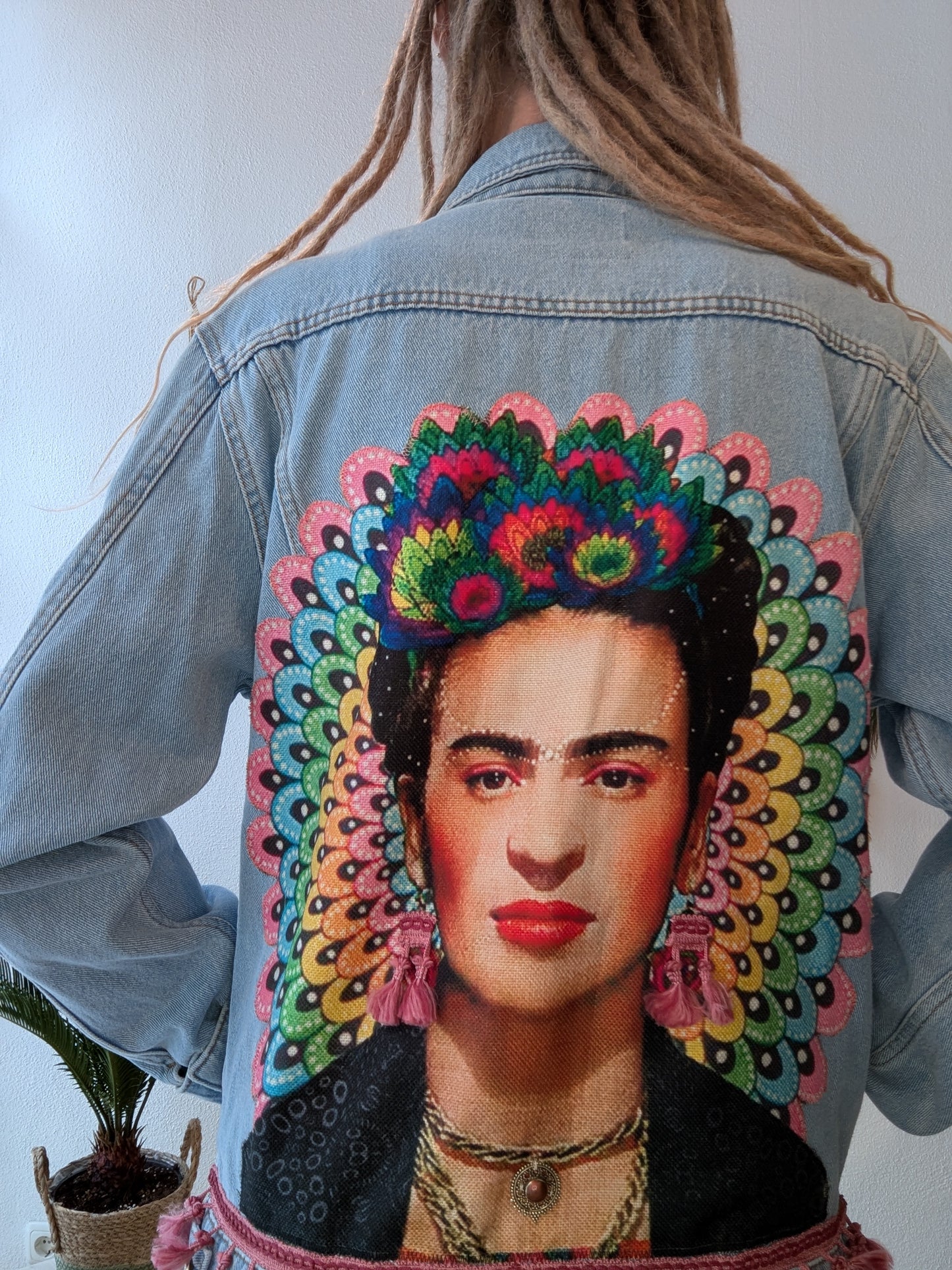 Vintage Frida Jeansjacke Boho Gr. L
