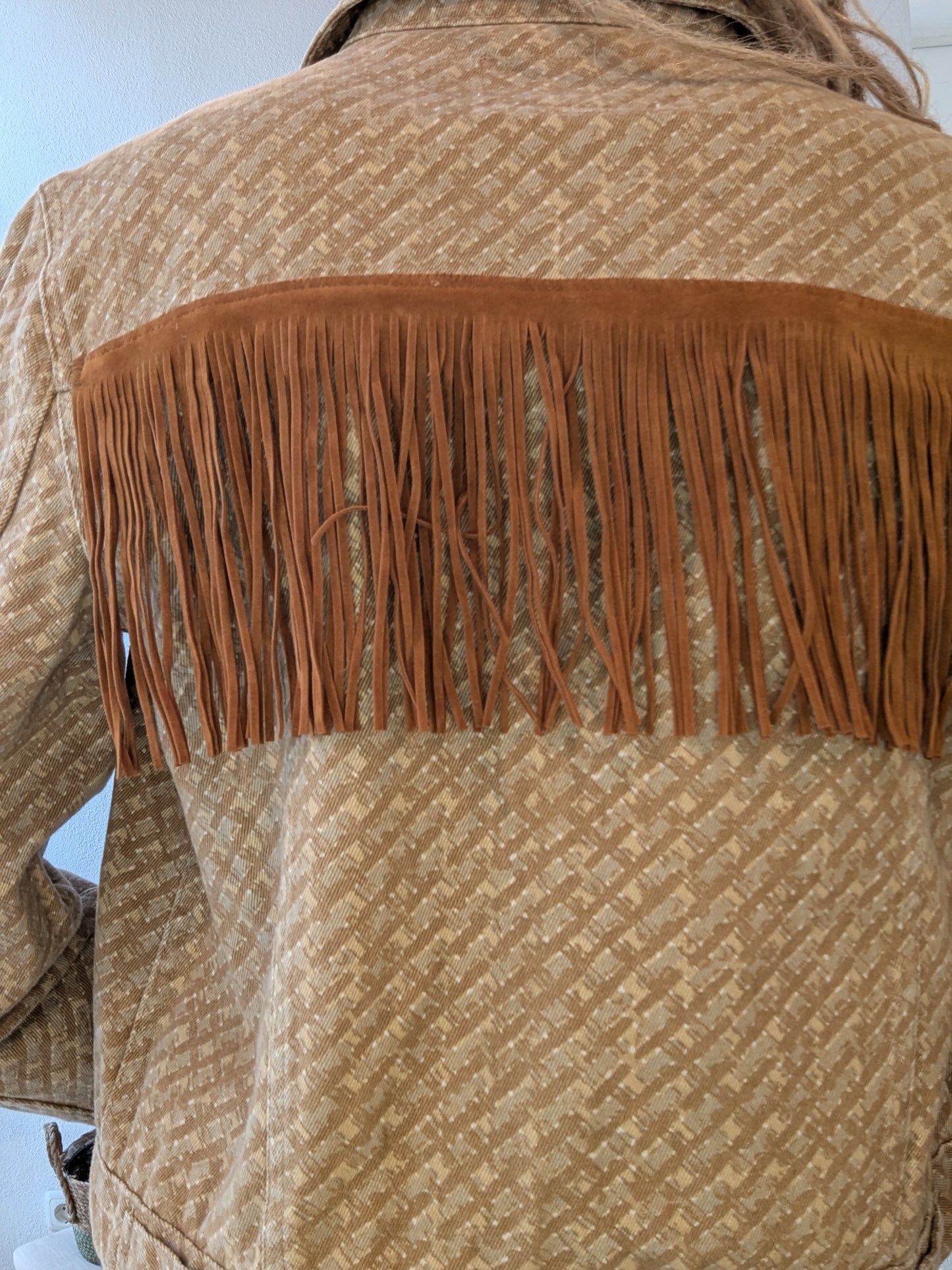 Vintage Fransen Jacke Gr. S