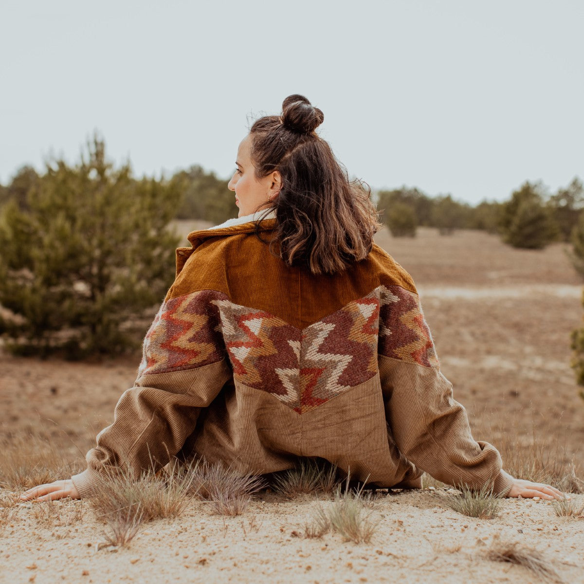 Aztekenjacke Vintage Style 90er