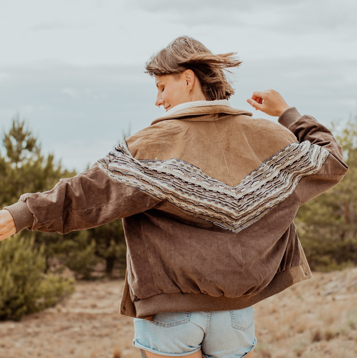 Aztekenjacke Vintage Style 90er