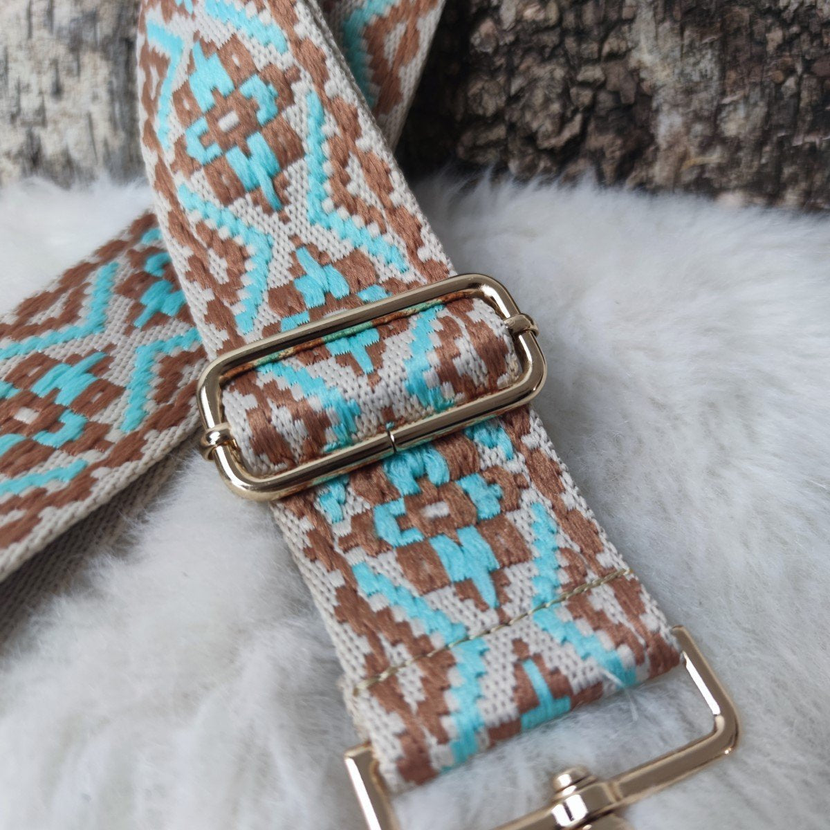 Handtasche Eda mit Hippie Taschenband