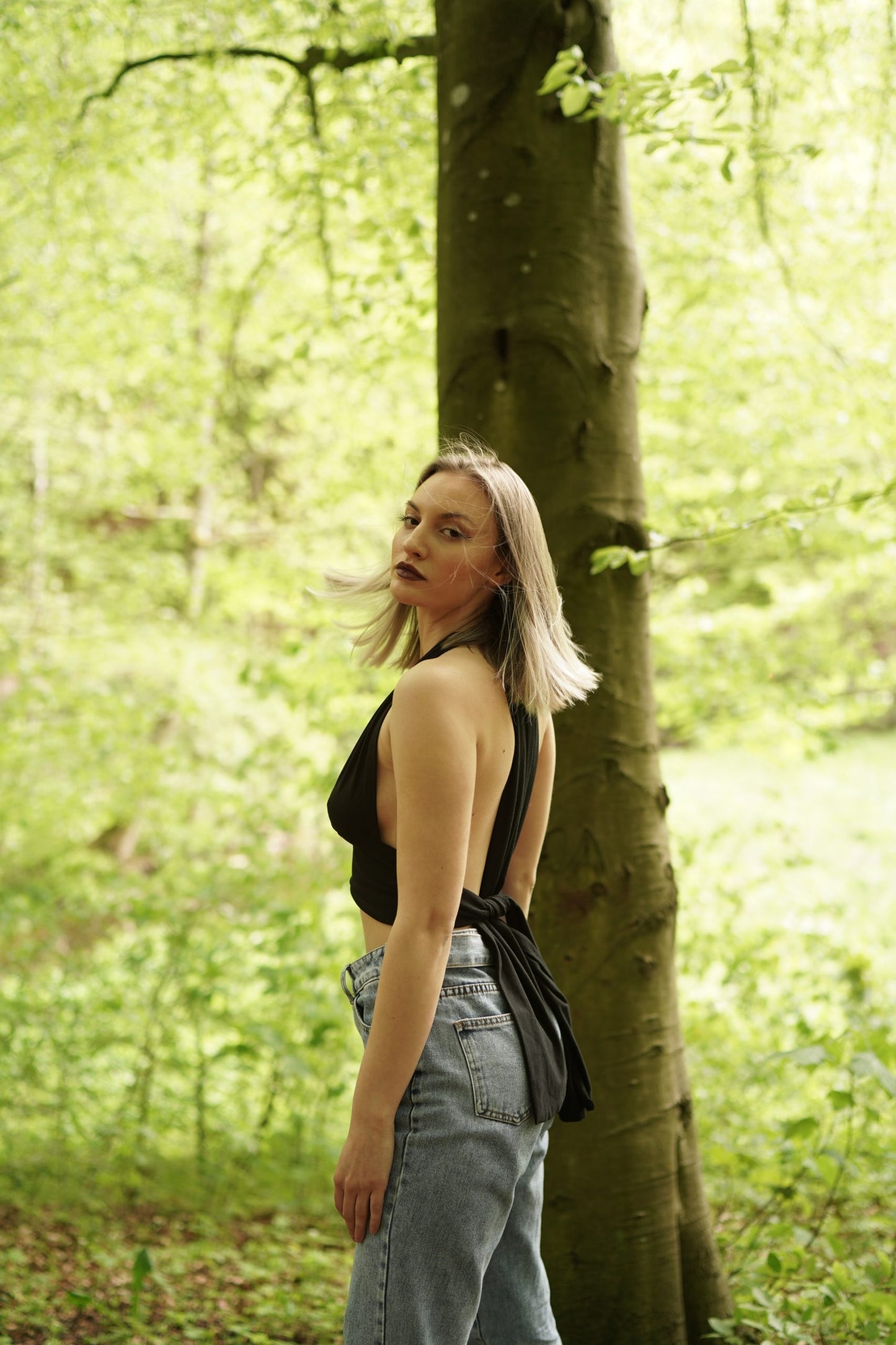 Crop Top schwarz - Selflove Exclusive Collection