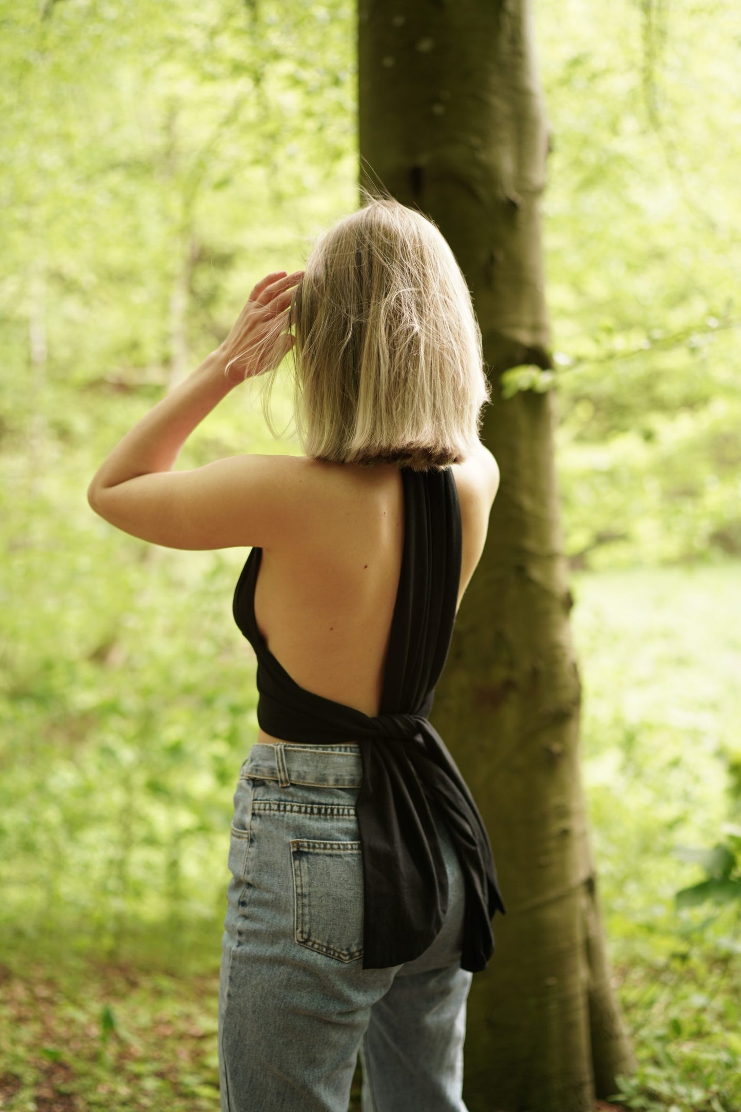 Crop Top schwarz - Selflove Exclusive Collection