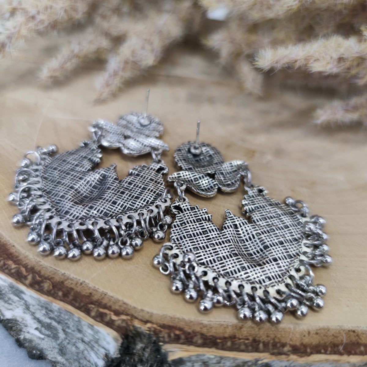 Fibi Ohrringe - Vintage Silber