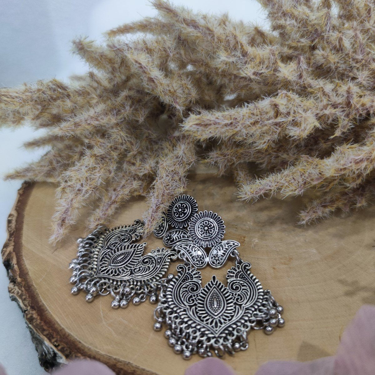 Fibi Ohrringe - Vintage Silber
