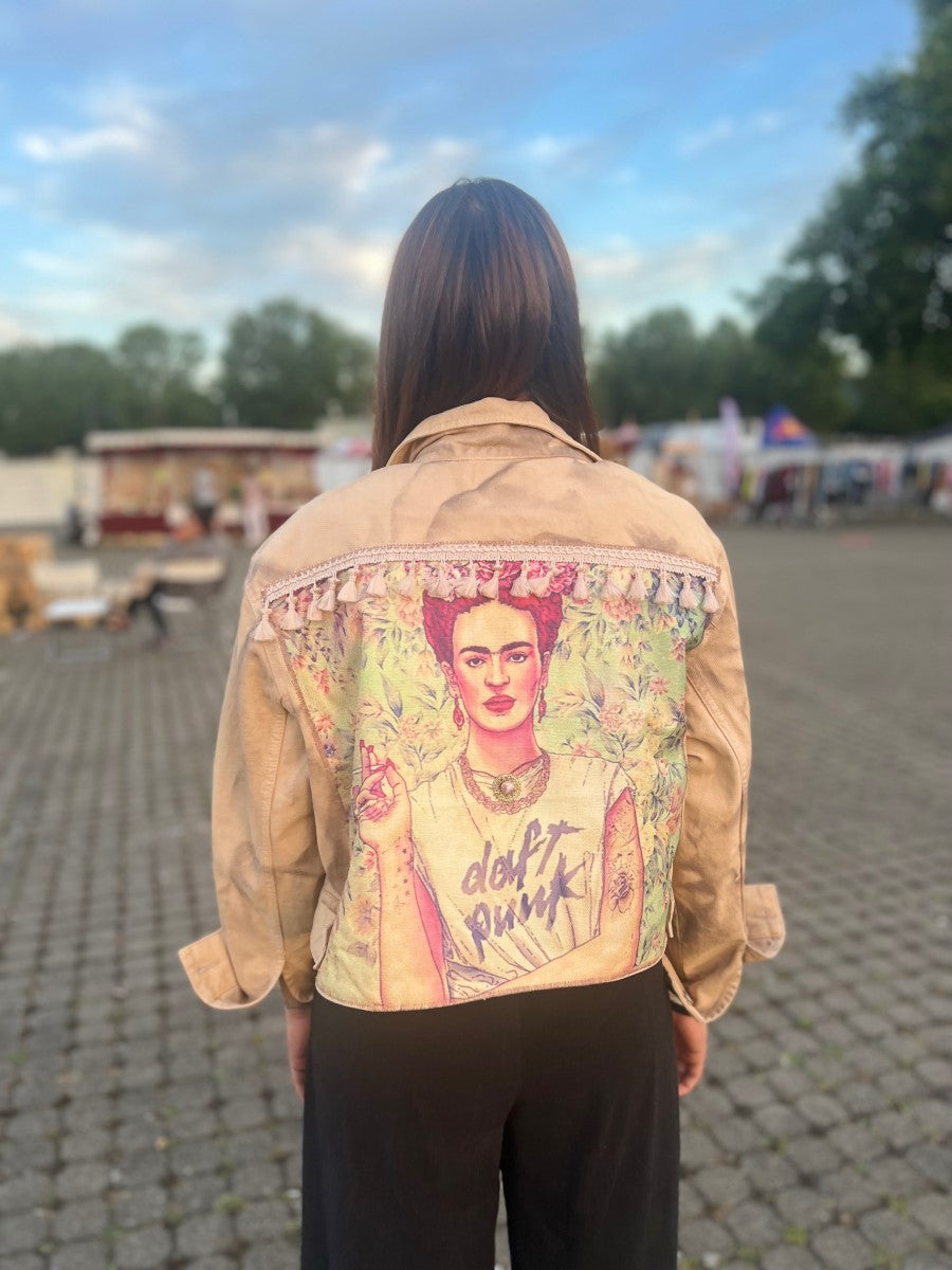 Deine Jacke bei Bohia gestalten als eine Frida Jeansjacke Daft Punk