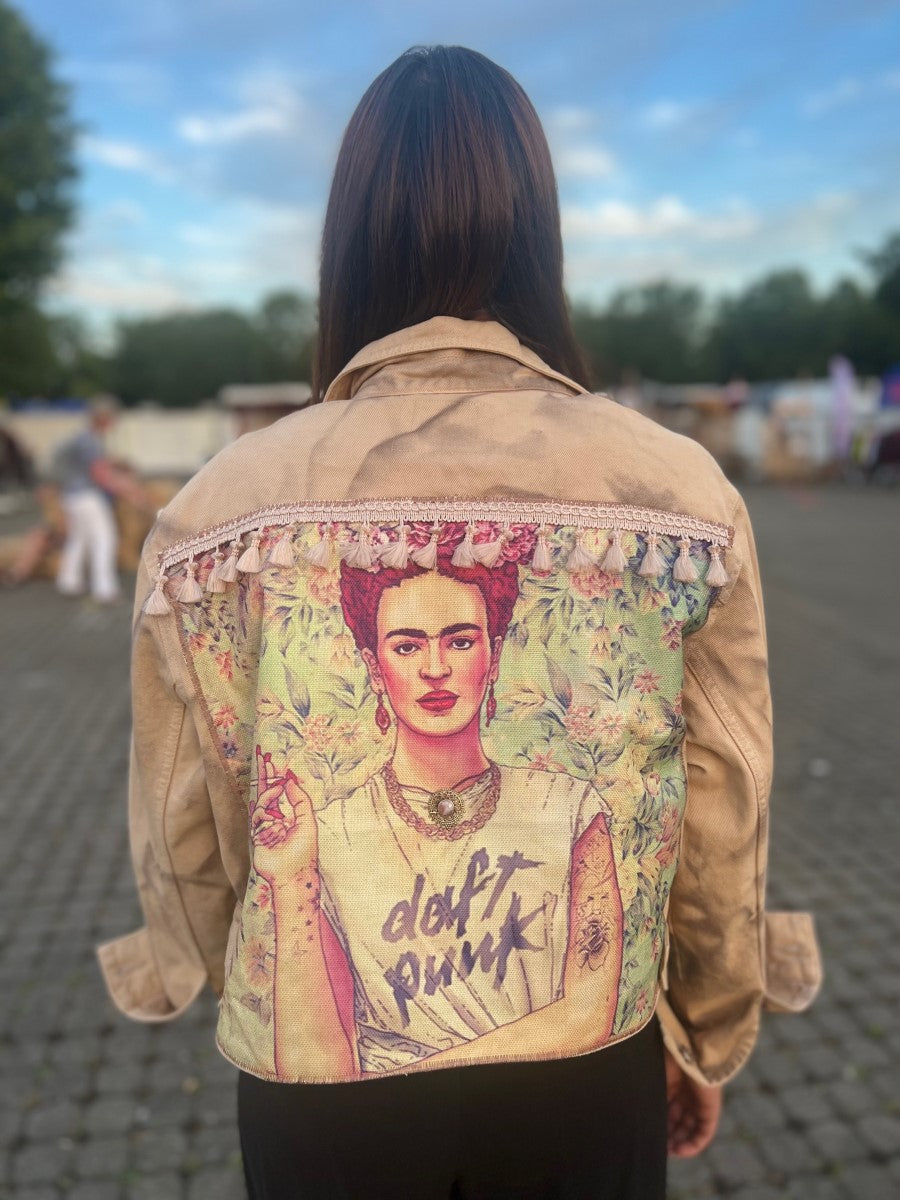 Deine Jacke bei Bohia gestalten als eine Frida Jeansjacke Daft Punk