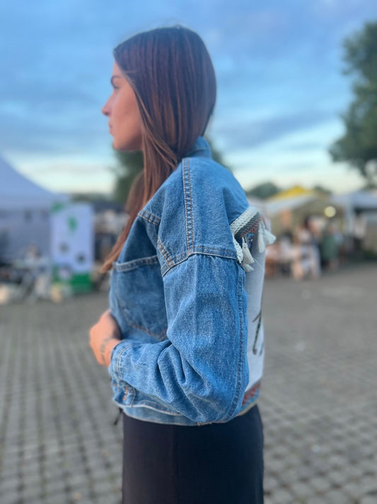 Deine Jeansjacke bei Bohia gestalten - Dein Kraftiert Elefant