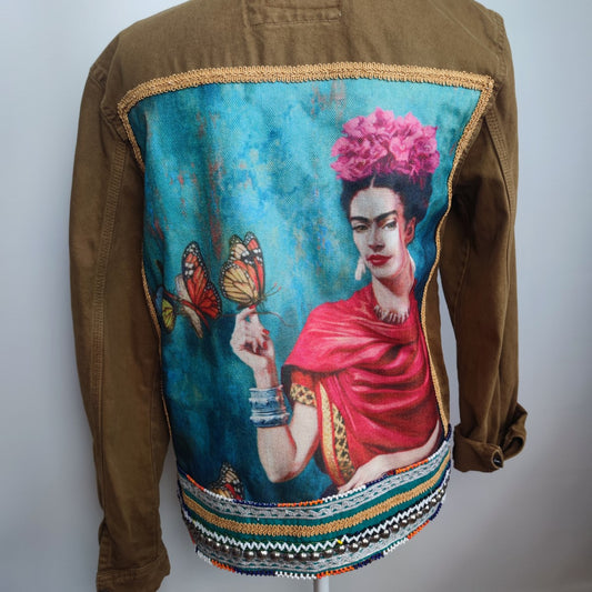 Deine Jacke bei Bohia gestalten als Frida Butterfly ohne Münzengürtel