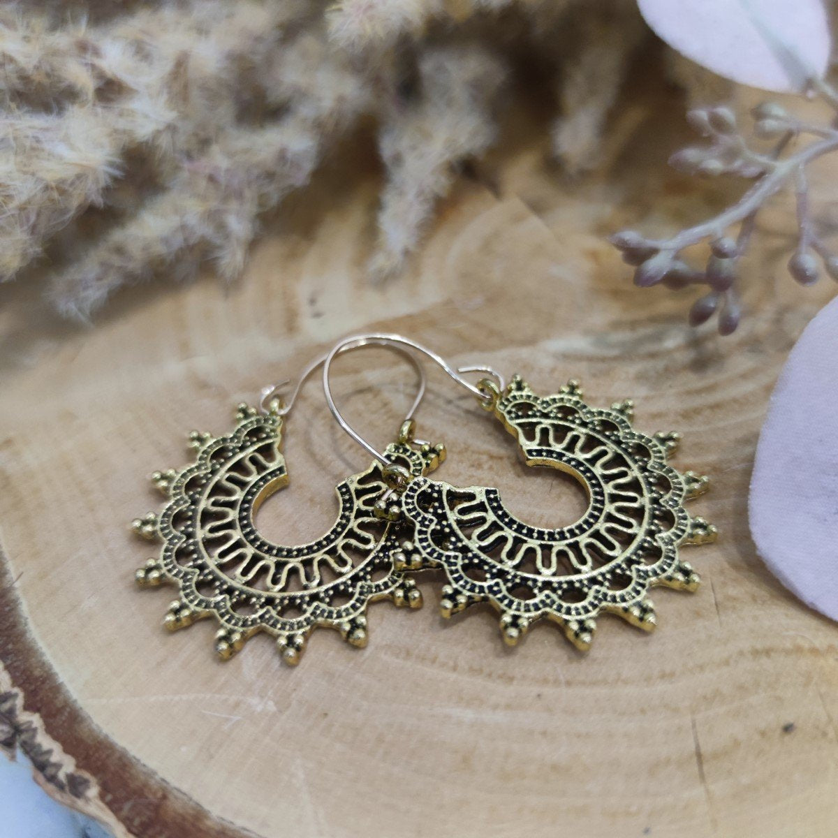 Manal Ohrringe - Vintage Gold