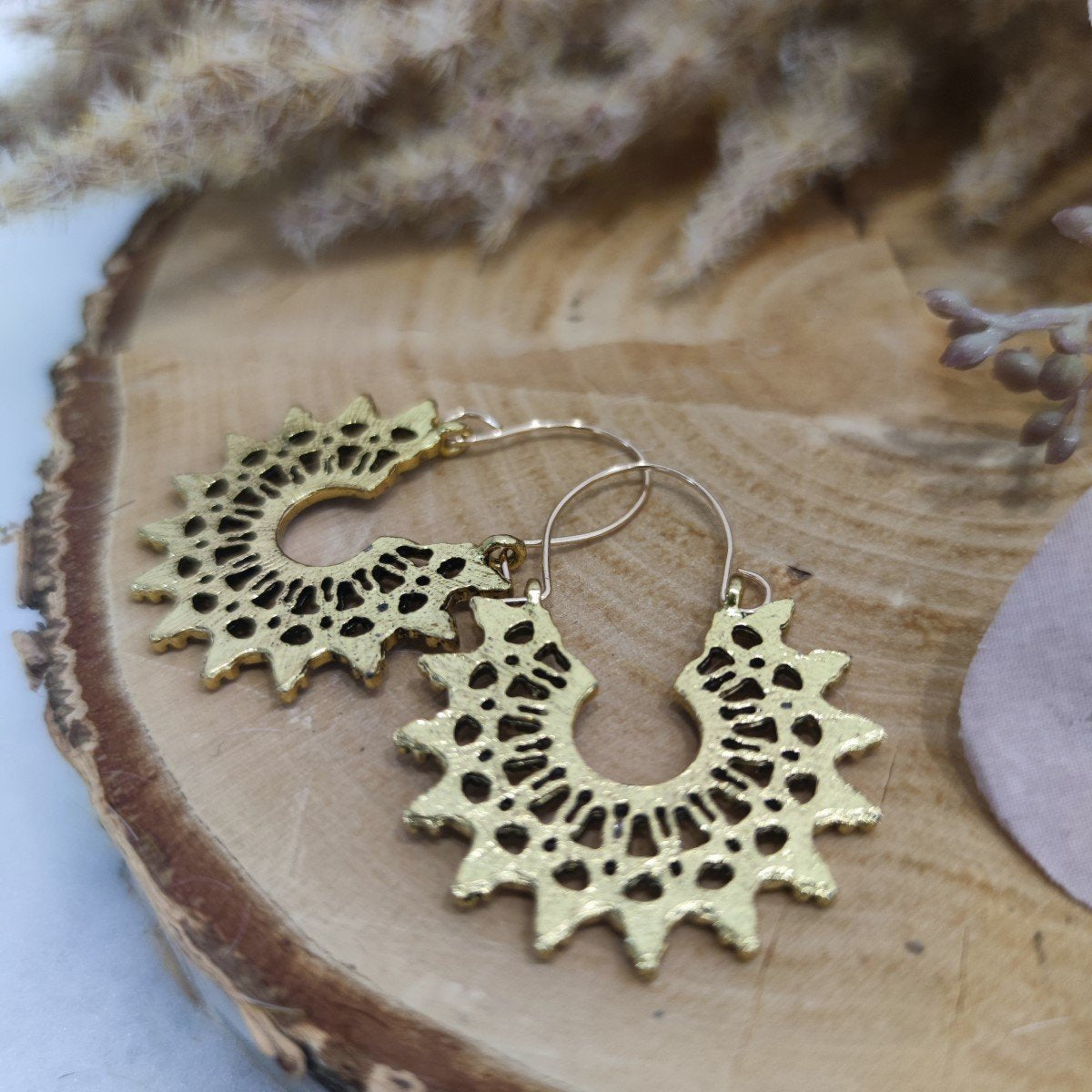 Manal Ohrringe - Vintage Gold