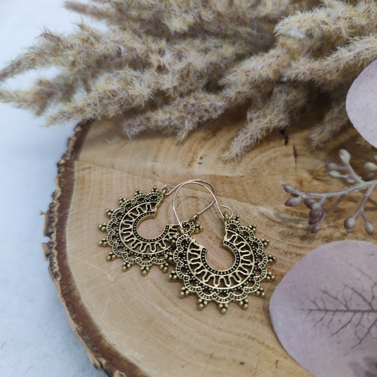 Manal Ohrringe - Vintage Gold