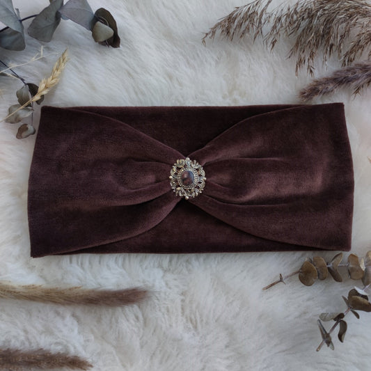 For your Soul Haarband aus Samt - mit Edelsteinen verziert