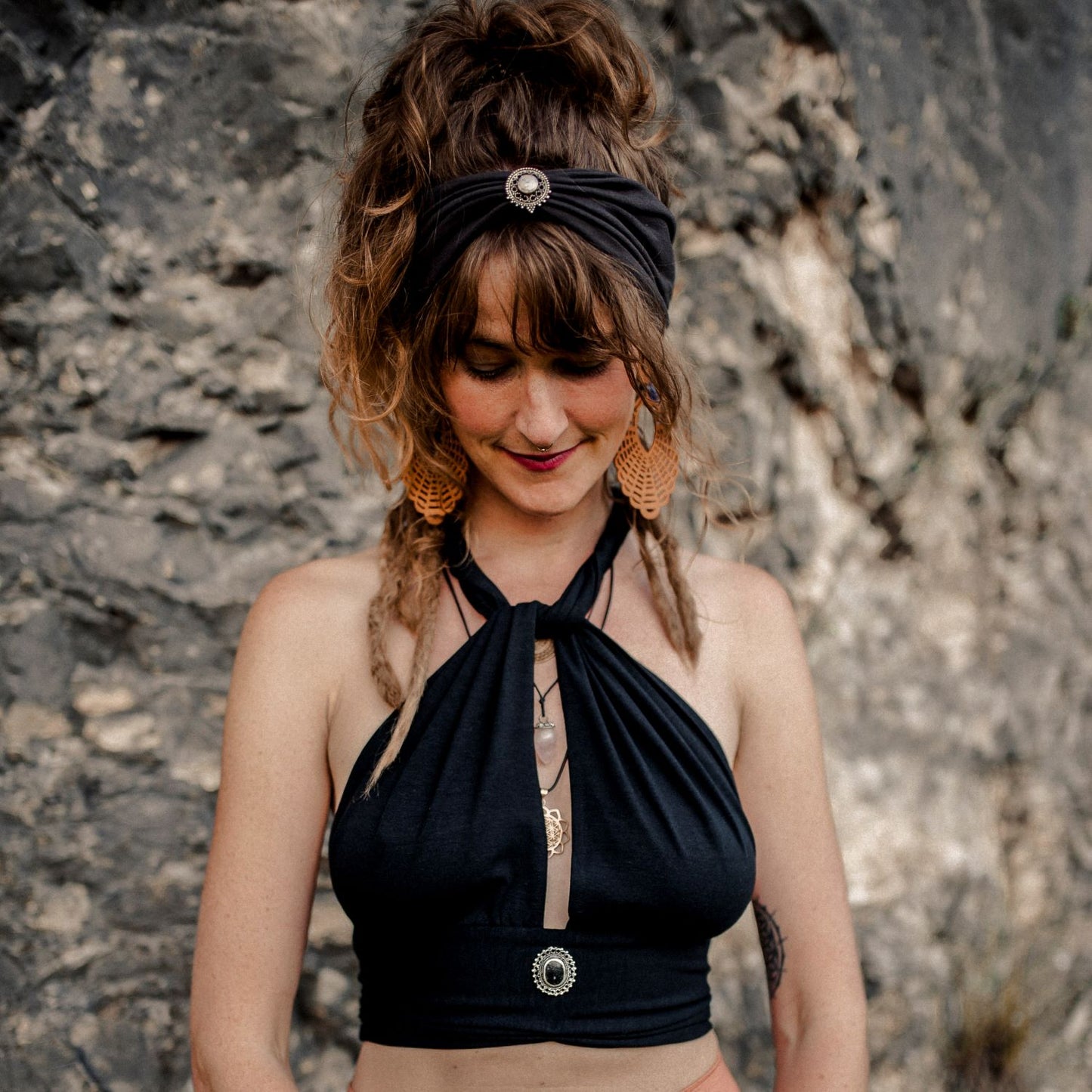 Crop Top schwarz - Selflove Exclusive Collection