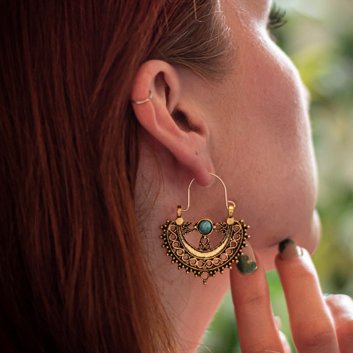 Boho Ohrringe Eda Vintage Gold