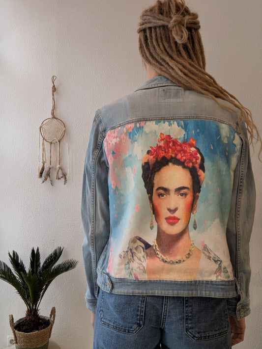 Vintage Frida Jeansjacke Boho Gr. M