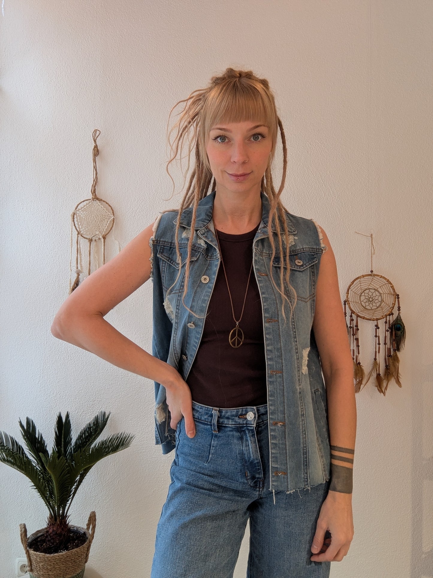 Vintage Jeans Weste Frida S/M