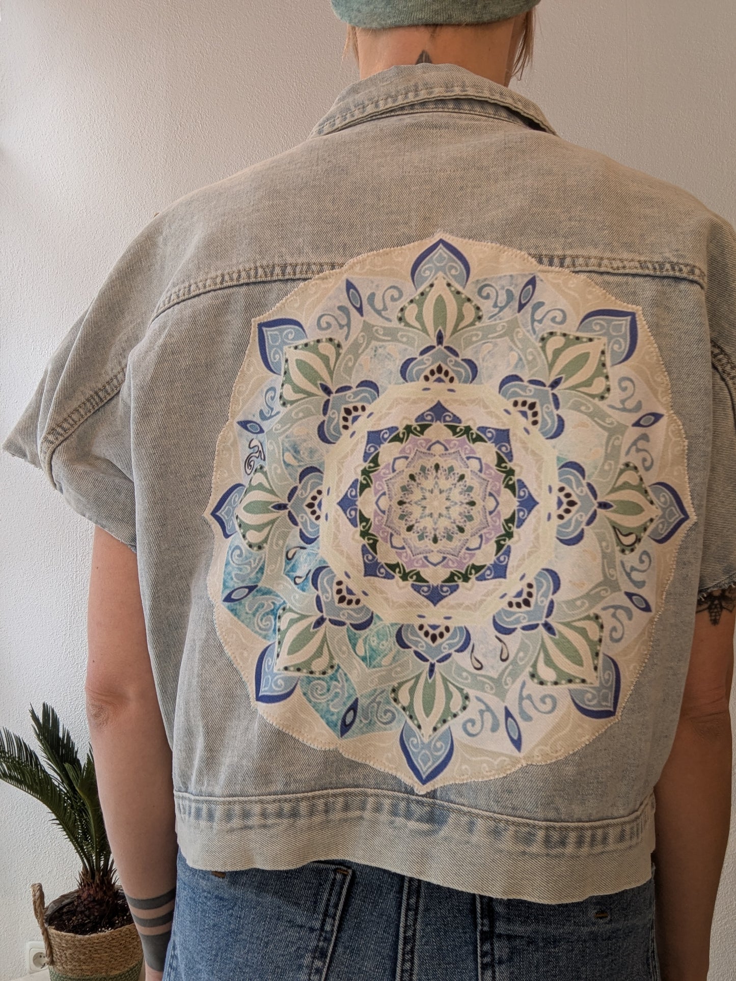Vintage Jacke Boho Mandala Gr. L