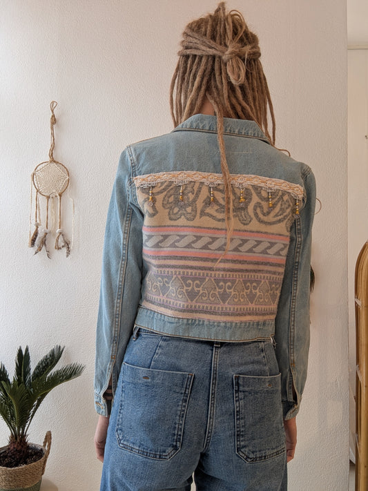 Vintage Jacke Boho Ethno Gr. XS