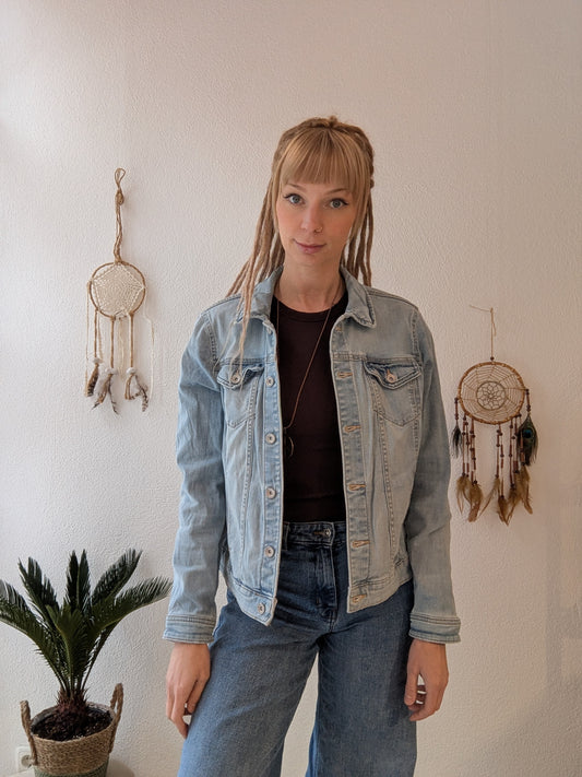 Vintage Frida Jeansjacke Boho Gr. M