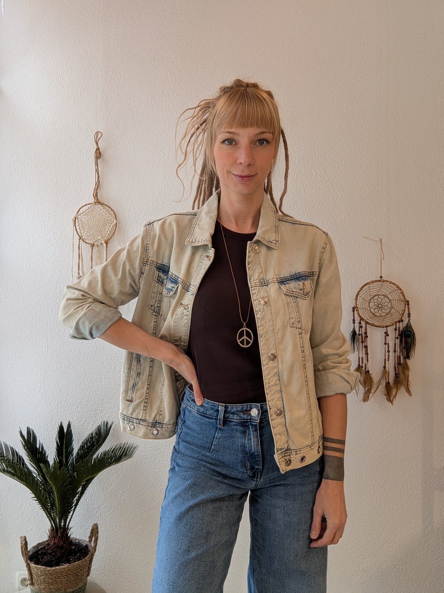 Vintage Jacke Boho Mandala Gr. M