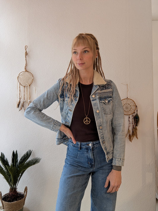 Vintage Jacke Boho Ethno Gr. M