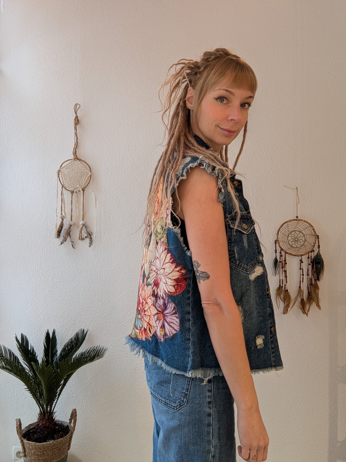 Vintage Jeans Weste Frida Gr. M