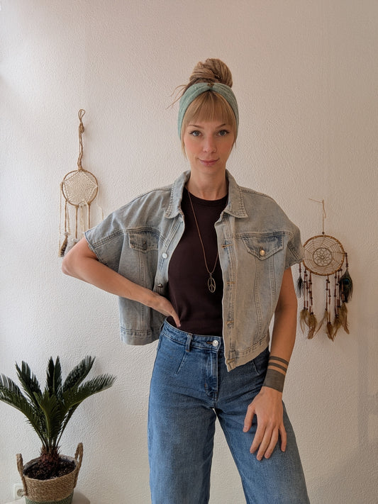 Vintage Jacke Boho Mandala Gr. L