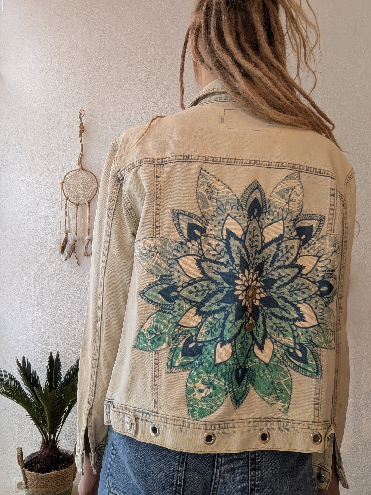 Vintage Jacke Boho Mandala Gr. M