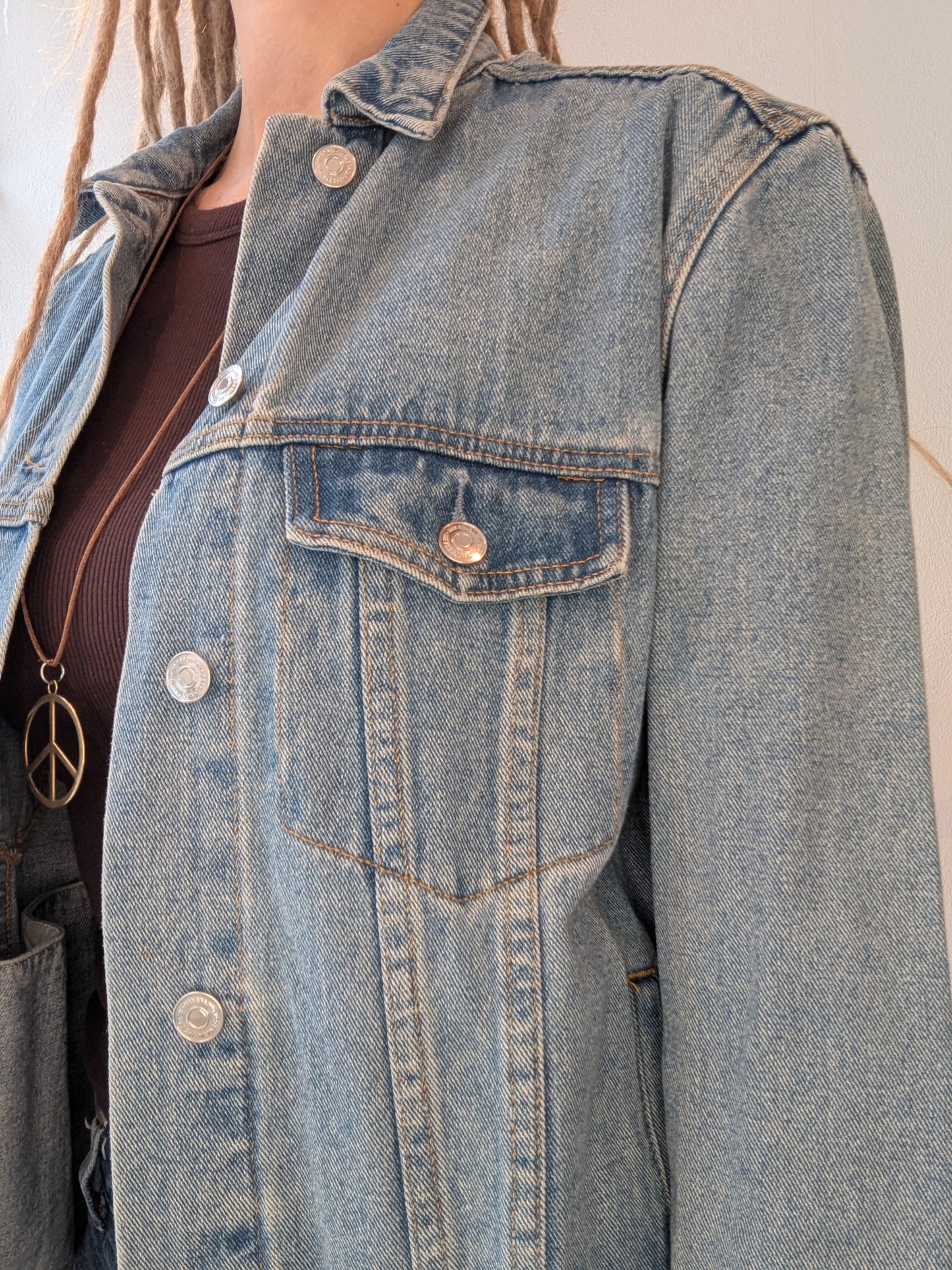 Vintage Jacke Boho Atztek Muster Gr. M