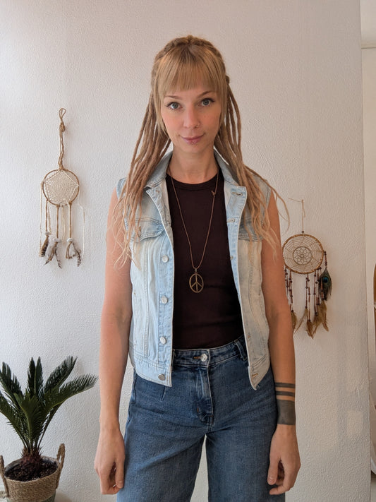 Vintage Weste Boho Frida Ethno Gr. S/M