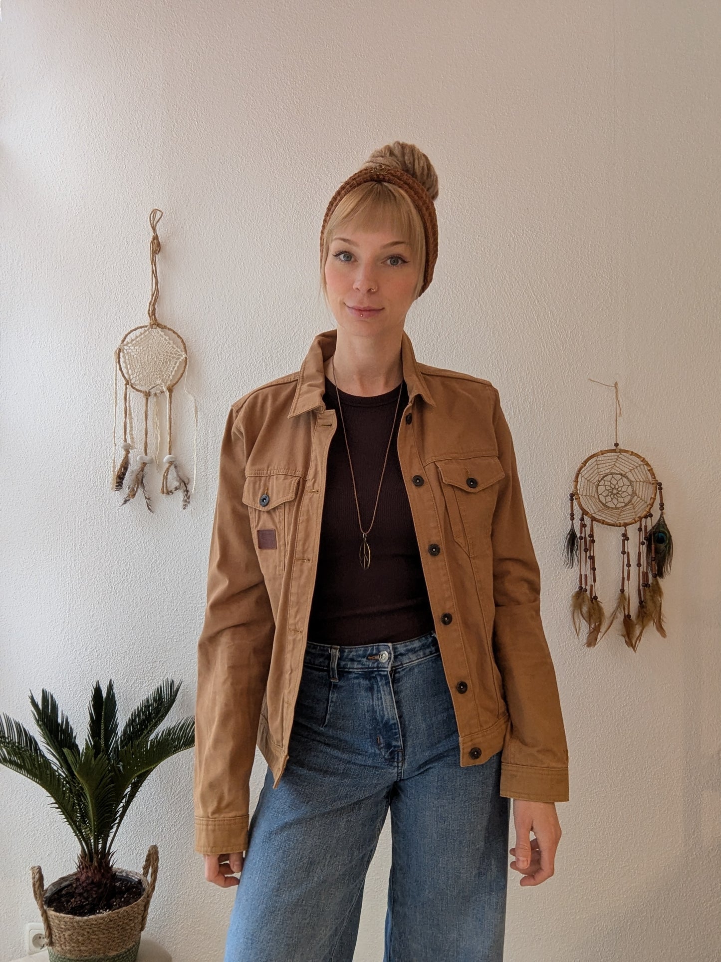 Vintage Jacke Boho Elefant Gr. M