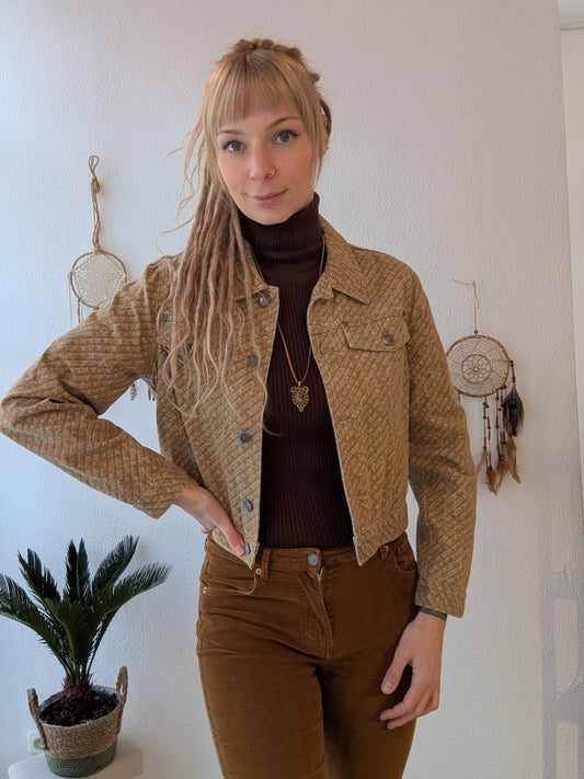 Vintage Fransen Jacke Gr. S