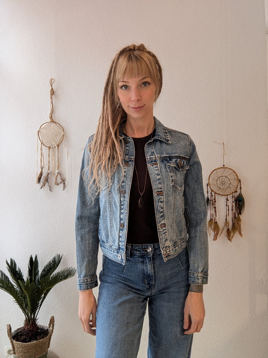 Vintage Jacke Boho Atztekenmuster Gr. S