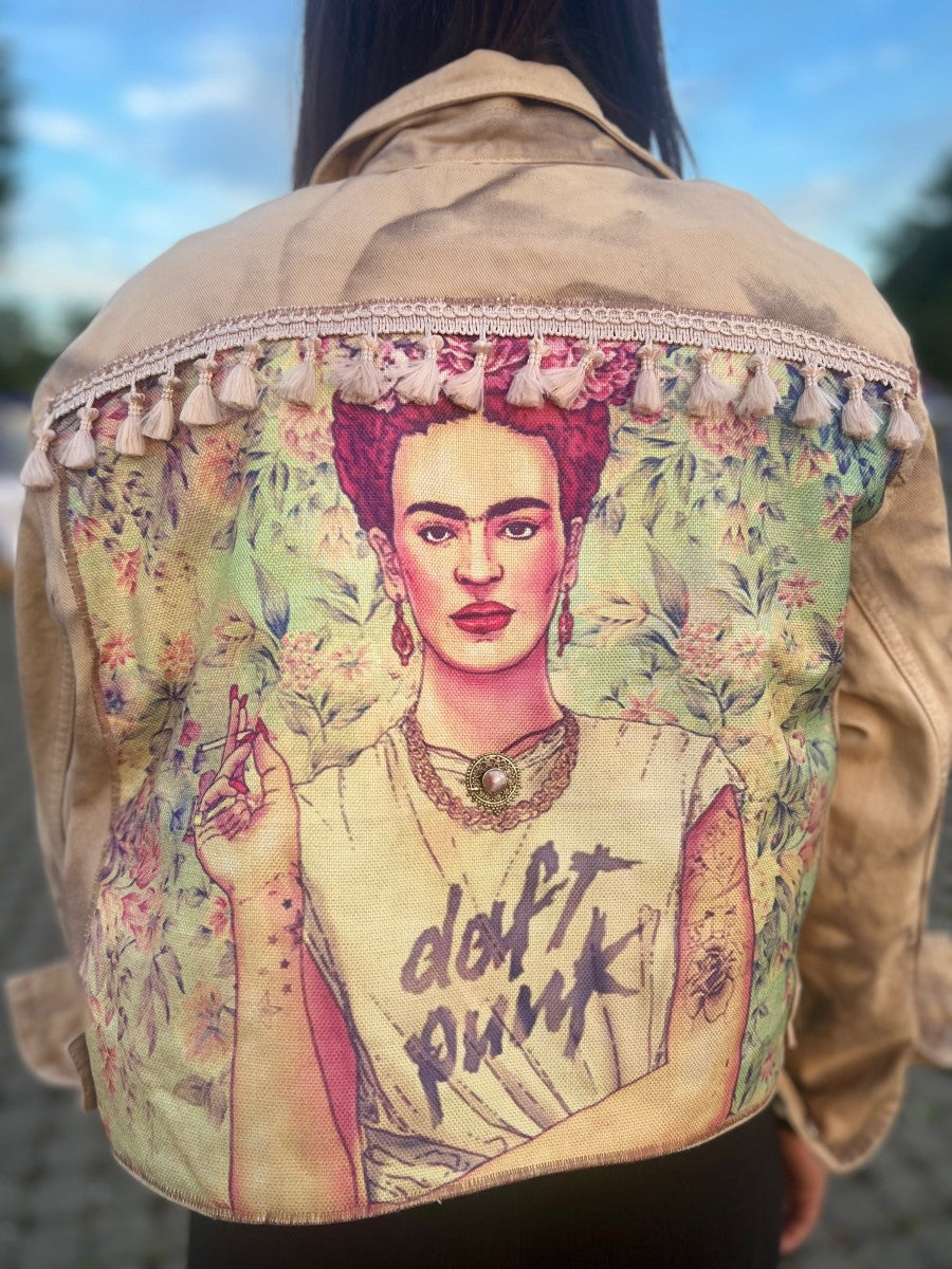 Deine Jacke bei Bohia gestalten als eine Frida Jeansjacke Daft Punk