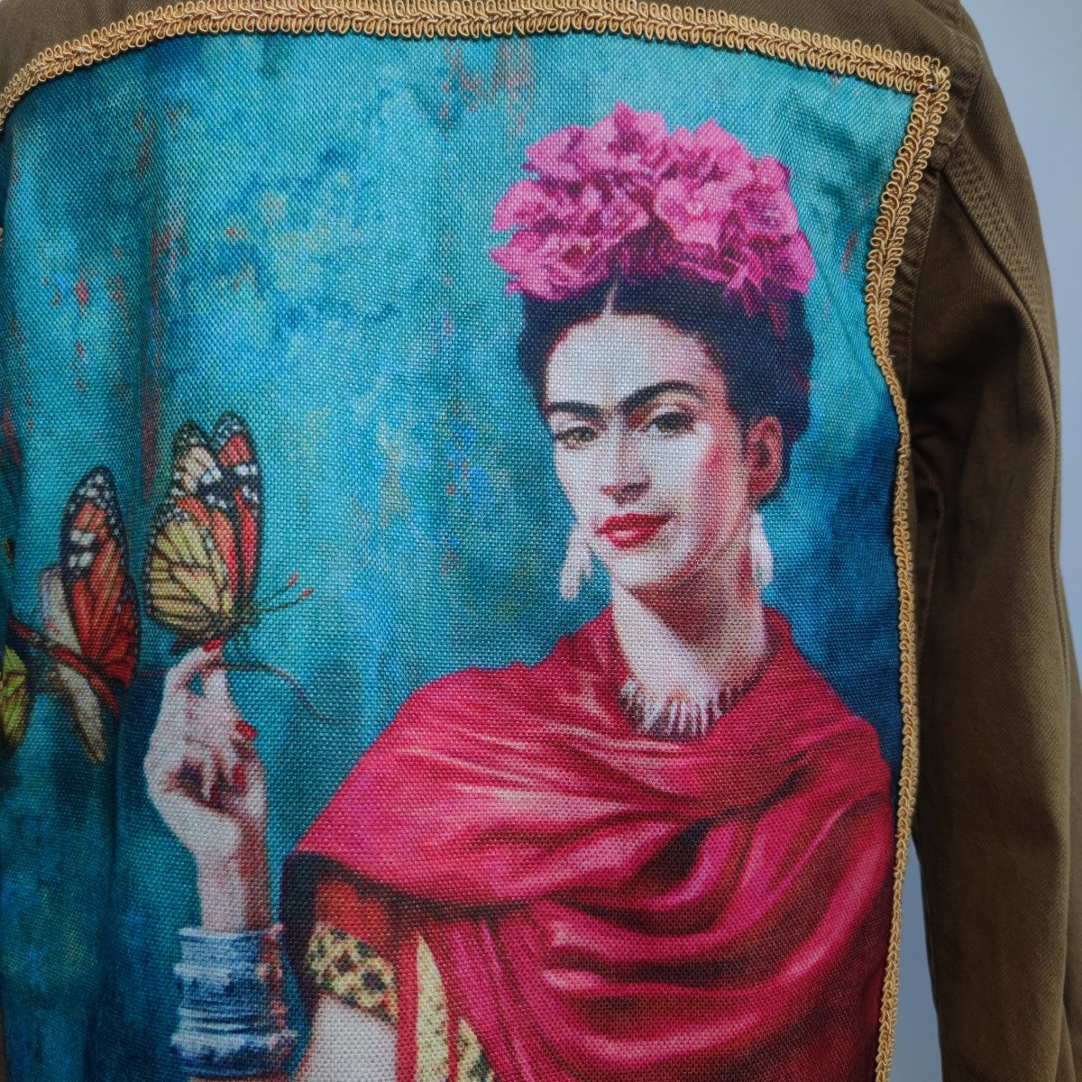 Deine Jacke bei Bohia gestalten als Frida Butterfly ohne Münzengürtel
