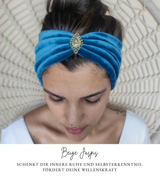 boho haarband, haarband, stirnband, turban, haarband mit stein, stirnband mit stein, haarband brosche, stirnband brosche, damen haarband, damen stirnband, stirnband edelstein, haarband edelstein, kopfschmuck, spiritueller schmuck, yoga schmuck,    