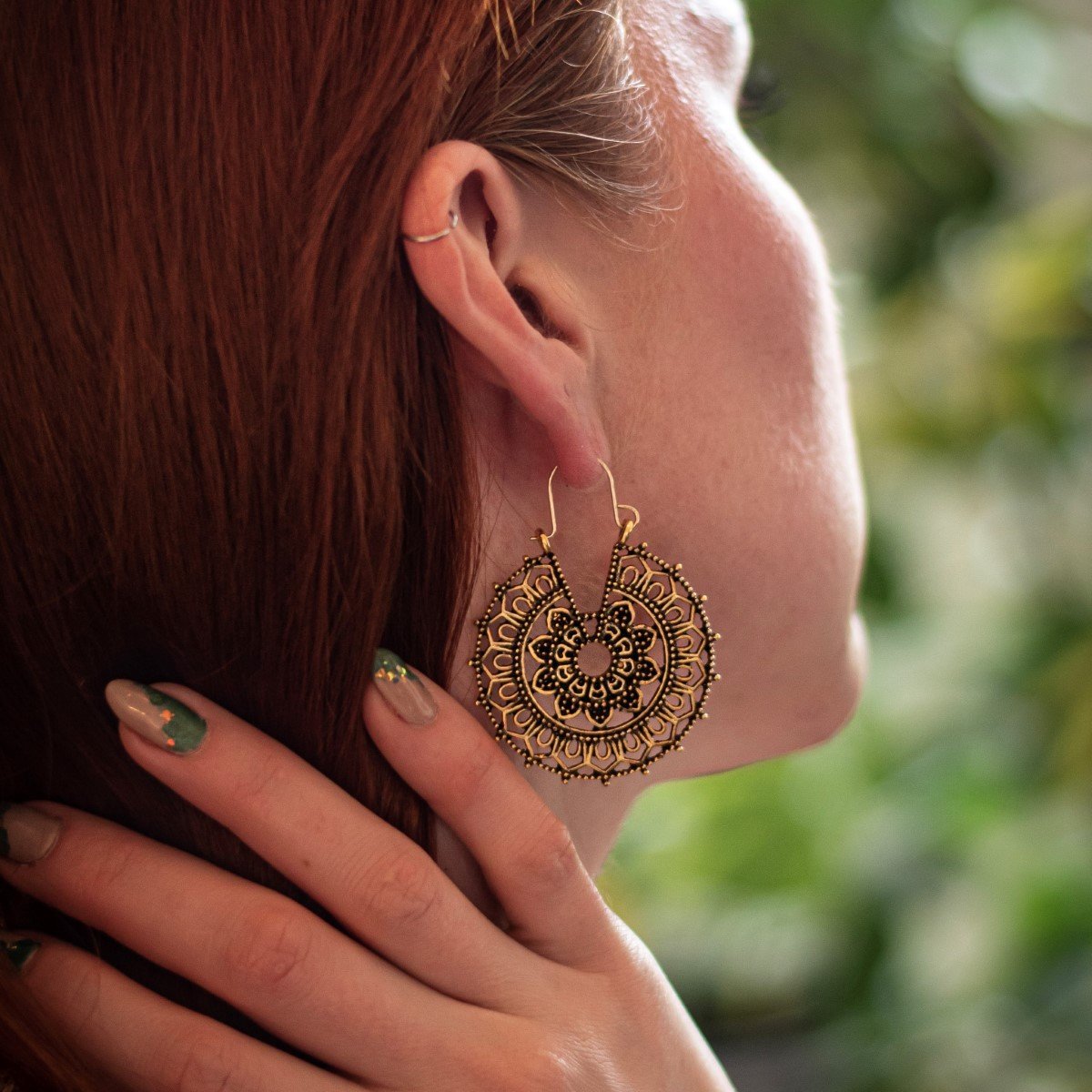 Laura Boho Ohrringe Laura- Vintage gold