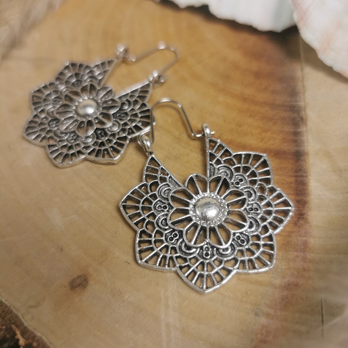 Boho Ohrringe Maya Silber